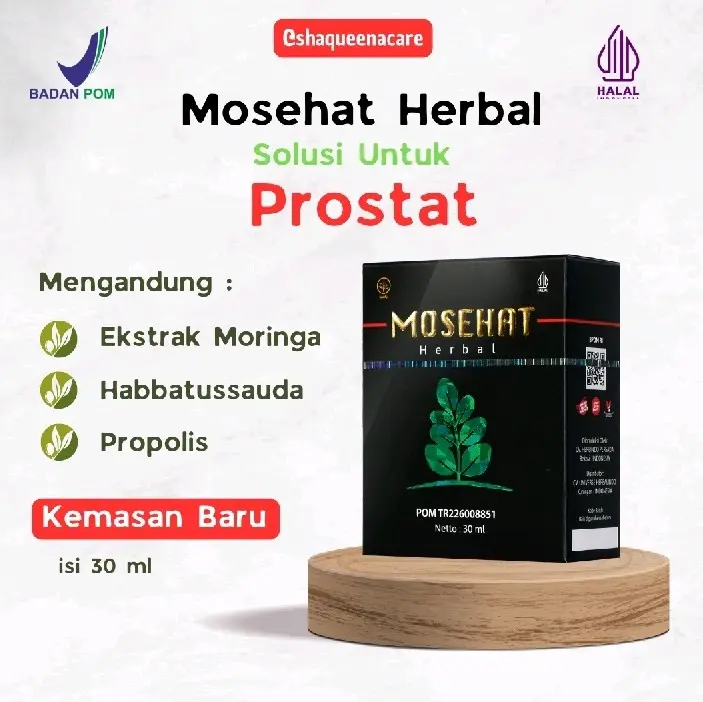 Promo MOSEHAT Jamu Tetes Original untuk  Hernia  30 ml 1
