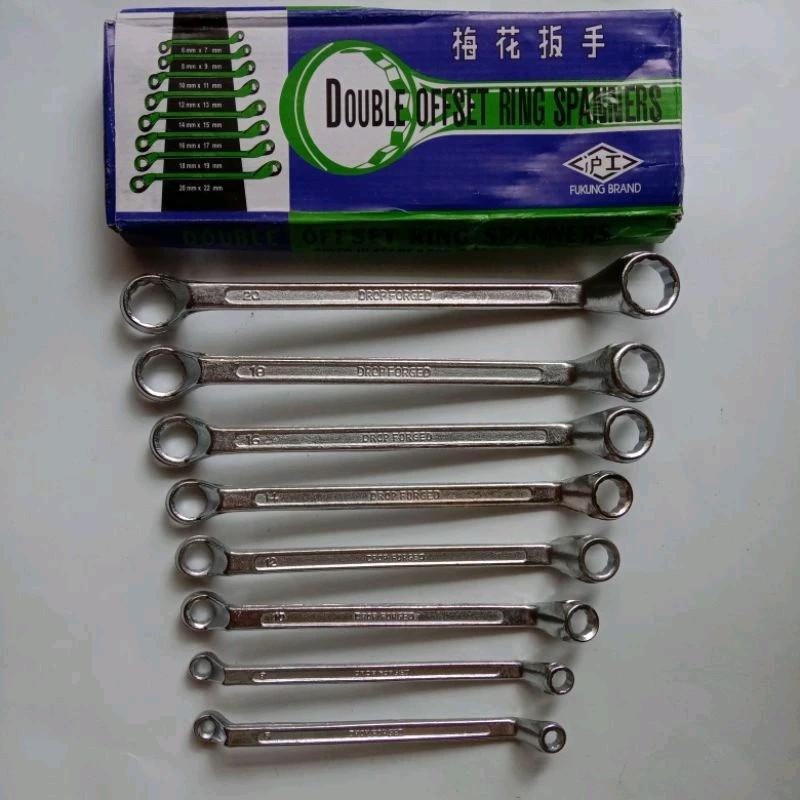Paket Kunci Ring Pas + Kunci Ring + Kunci Sock 27 pcs + Kunci L + Kunci Y + Kunci T 5