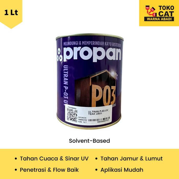 Gambar Propan Politur Ultran PO3 1 Liter Warna Clear Gloss & Doff dari Toko Cat Warna Abadi Kota Administrasi Jakarta Selatan Tokopedia