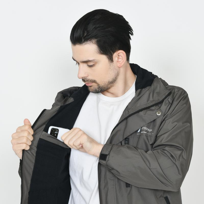 Armous Jaket Parasut Winbreaker Gorpcore Pria Full Face Outdoor Gunung Waterproof 7