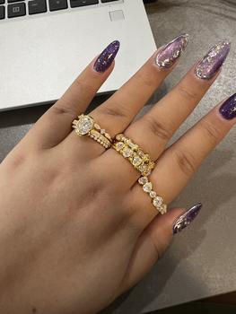 Product Review of 2.0CT Oval Cut Synthetic Moissanite ring Anniversary Engagement Gift Beauty Jewelry R134 from 💜**💜 0