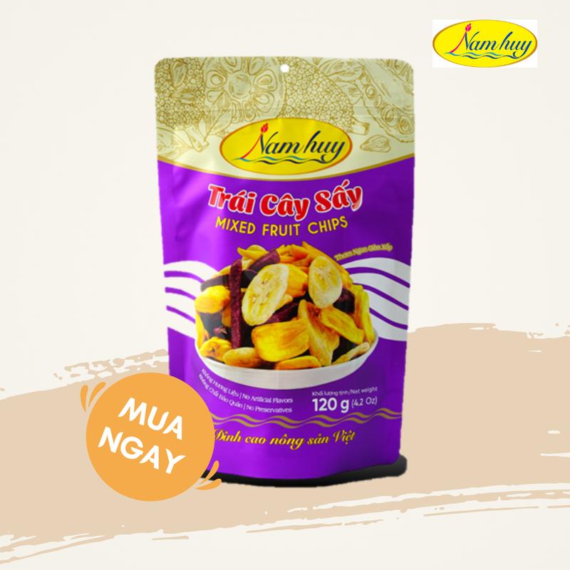 Trái cây sấy 250g Nam Huy (OCOP 4 sao) | Tự nhiên | Thơm ngon giòn xốp 1
