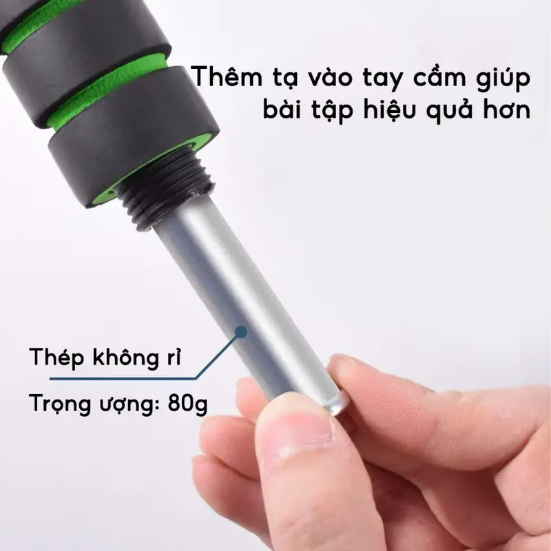 Dây Nhảy Thể Dục Lõi Thép Tập Thể Lực Có Tạ Sắt Dài 2,7m Nhảy Dây Tốc Độ Giảm Cân  Chống Trượt Nhiều Màu Lựa Chọn 6