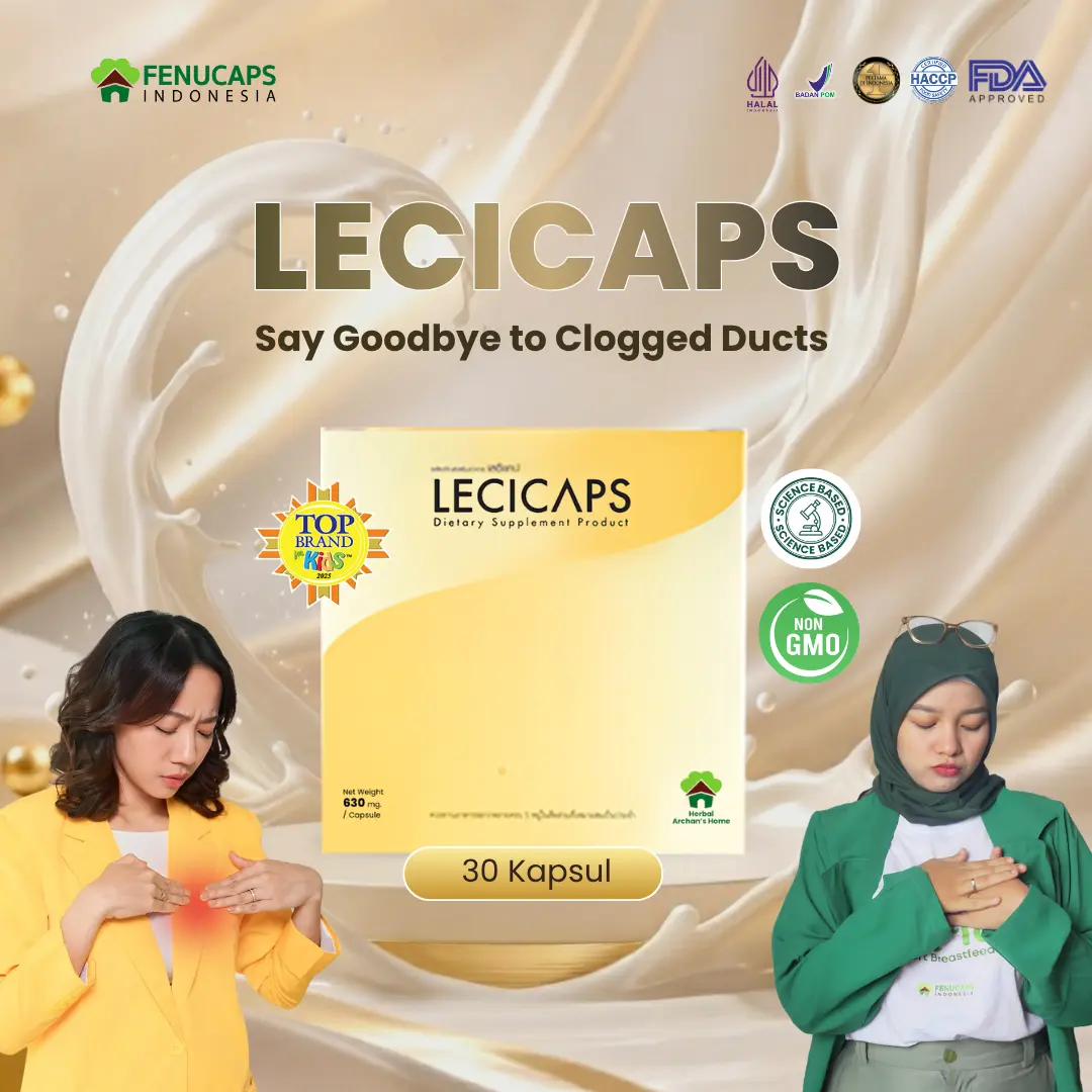 Lecicaps Pelancar ASI (isi 30 kapsul) Lecicaps
