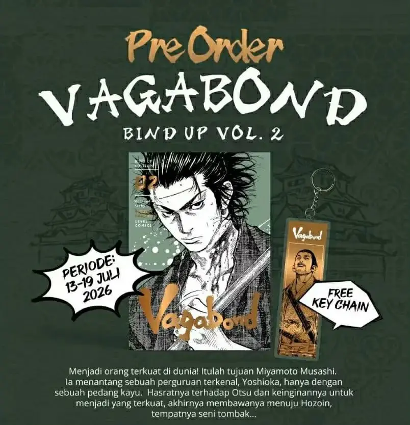Komik Vagabond Bind Up 2 by Inoue Takehiko