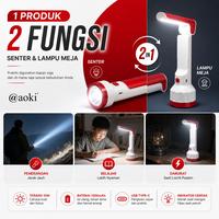 Gambar AOKI Senter LED 2-in-1 USB-C 1200mAh – Lampu Meja & Senter Multifungsi - Random dari Aoki Official Kota Administrasi Jakarta Timur 4 Tokopedia