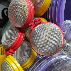 Cepuk Saringan Stainless Kuat untuk Pakan Burung Kroto Uler Jangkrik Diameter 6cm