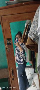 Product Review of Atasan Rayon Top Sabrina Baju Atasan Serut Top Atasan 3/4 Busui Karet from P**' 3