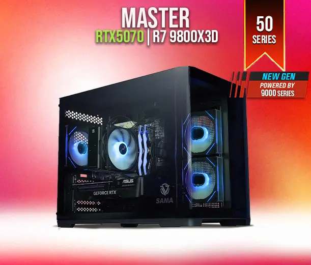 MASTER M34 | RTX 5070 | Ryzen 7 9800X3D