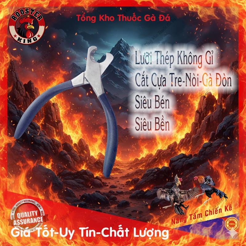 Kìm Cắt Cựa Gà Inox Loại 1-Tre Nòi Dùng Chung