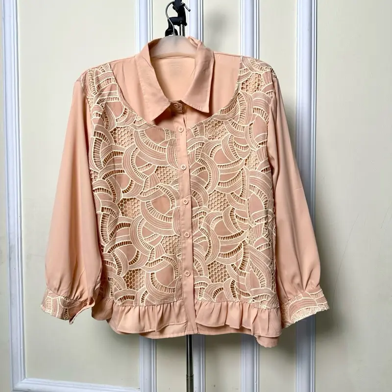 Blouse bordir import  bkk.atasan wanita