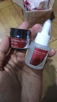 Product Review of PAKET RETINOL NIGHT SERUM & CREAM Untuk Mengatasi Flek Hitam dan Mencegah Penuaan Plus Anti Aging Memutihkan, Memudarkan, Mencerahkan Wajah from r**e 1