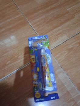 Product Review of KODOMO REGULER  ZIG ZAG 2 IN 1 PAKET SIKAT GIGI & ODOL/sikat gigi Reguler zigzag odol anak from n**5 0