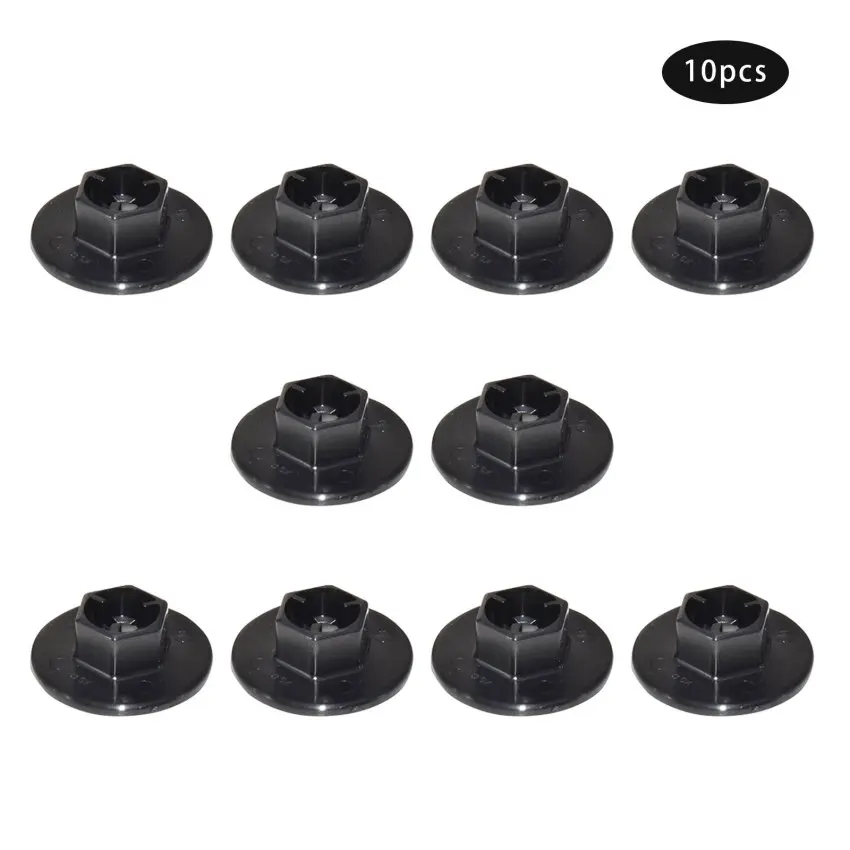 10X Fender Panel Lining Fixed Clip Nut For KIA K5 Borrego Sorento Forte IX35 Sportage K2 Hyundai Sante Fe Tucson Mudguard Buckle