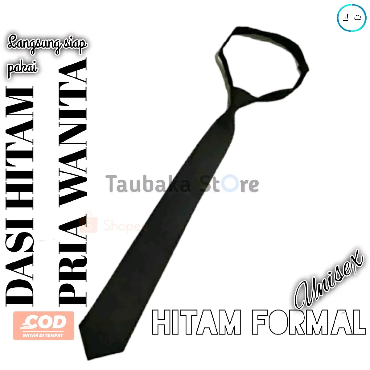 TERMURAH DASI HITAM BERKUALITAS DASI POLOS/DASI KERJA/OSPEK/KANTOR