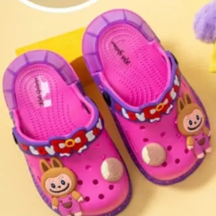 sandal baim lampu LID labubu anak anak viral 168-4XS (19-29) sandal baim anak anak karakter labubu menyala terbaru Fashion Sepatu 2