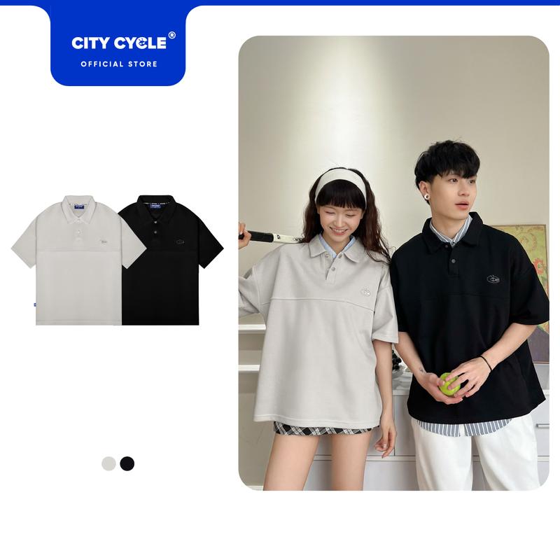 Áo thun polo có cổ phông nam nữ trẻ trung boxy Local Brand Chính Hãng City Cycle Áo Polo Brain Off