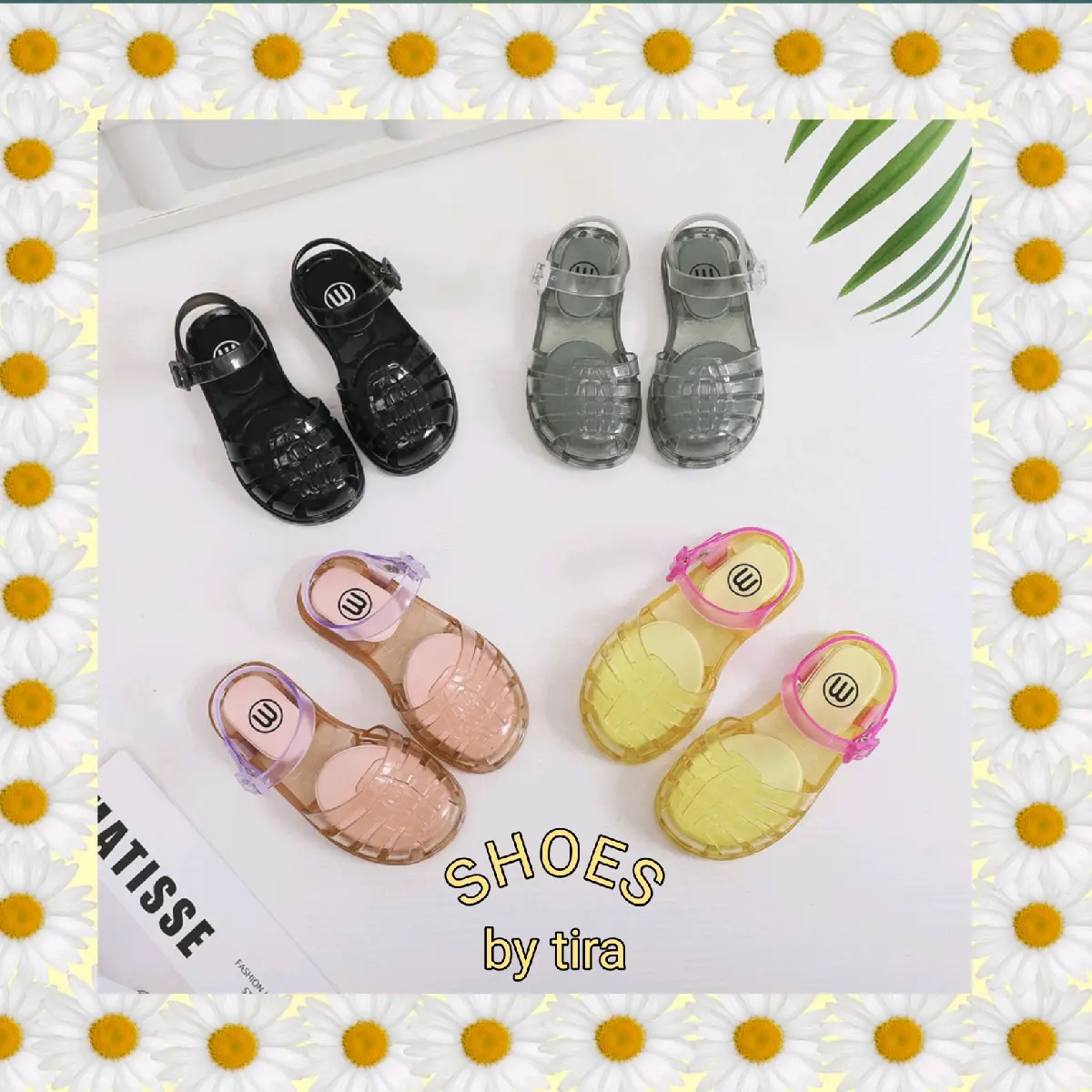 Meisha On strap gesper kids/sandal anak perempuan jelly rubber