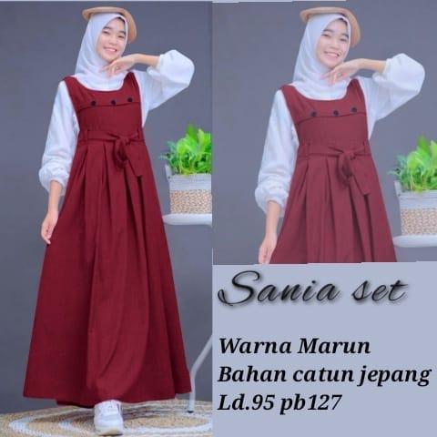 Dress gamis korean style Baju LEBARAN anak remaja Dewasa perempuan wanita cantik terlaris 2025, cod seluruh Indonesia Santai katun polos usia10-15-18tahun Muslim Tanggung Syari Crinkle Airflow Simple 3
