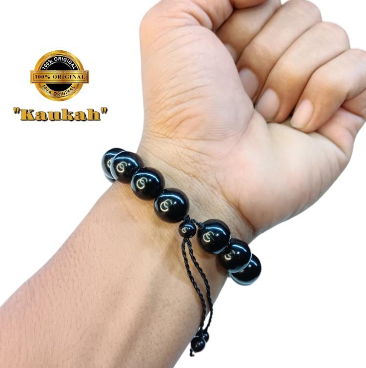 Product Introduction of Gelang  Kayu Kokka Asli Model Bulat 12mm untuk Dewasa - Bracelets Aksesoris Elegan wapak gelang kaokah tangan 1