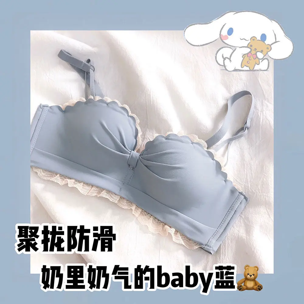 Seamless Underwear Small Chest Push up Wireless Anti-Sagging Padded Bra Push up Bra Suit