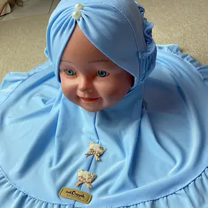 Jilbab anak 1-3tahun SUFNA BEAR jersy by sidQiyyah coll