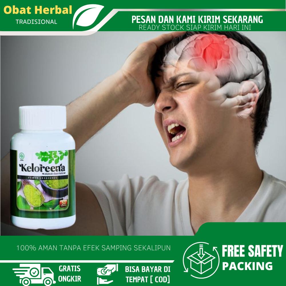 Keloreena Solusi Untuk Syaraf Otak Rusak Bermasalah, Penyumbatan Darah Di Otak, Vertigo Sakit Kepala Migrain,  Penambah Daya Ingat, Nutrisi Otak
