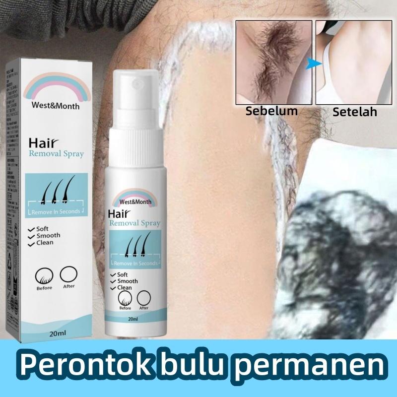 Perontok bulu permanen Hair removal spray Penghilang bulu ketiak semprotan penghilang rambut perontok bulu kemaluan penghilang bulu kaki - Beli 3 gratis 2