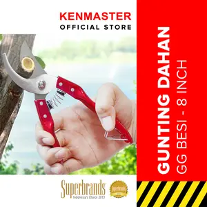 Kenmaster NEW Gunting Dahan K-168 / Gunting Ranting / Gunting Berkebun - GUNT100