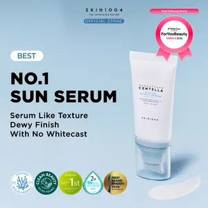 SKIN1004 Madagascar Centella Hyalu-Cica Water-Fit Sun Serum SPF50 PA++++  Hyaluronic Kering Berjerawat Wajah Facial