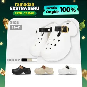 Sandal Baim unisex 2508M Sandal Kodok Dewasa Anti Slip Simple & Nyaman Size 36-41