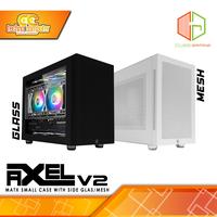 Gambar CASING CUBE GAMING AXEL V2 - Mid Tower mATX Case TG/Mesh dari Techno Computer Bali Kota Denpasar 1 Tokopedia