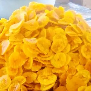 Keripik Pisang Asin bentuk koin Cemilan asin enak renyah gurih