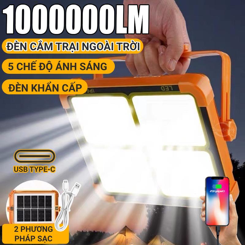 Pin Dự Phòng Đèn Tích Điện 500W,Đèn Năng Lượng Mặt Trời,Đèn pin siêu sáng Type-C đèn sạc cúp điện,Đèn cầm tay Đèn Tín Hiệu,Đèn Cắm Trại đèn sạc dự phòng cúp điện đèn pin Chống bão đèn work light đèn kxk magnetic led lamp đèn lồng Phụ Kiện