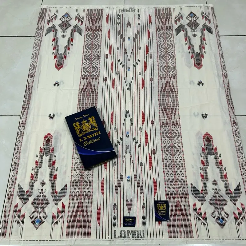 Sarung Lamiri TKB Authentic Motif TKB TR Kembang Briliant Rayon Dewasa Muslim Pria Lembut  - Premium Quality Batik bhs classic Remaja 5