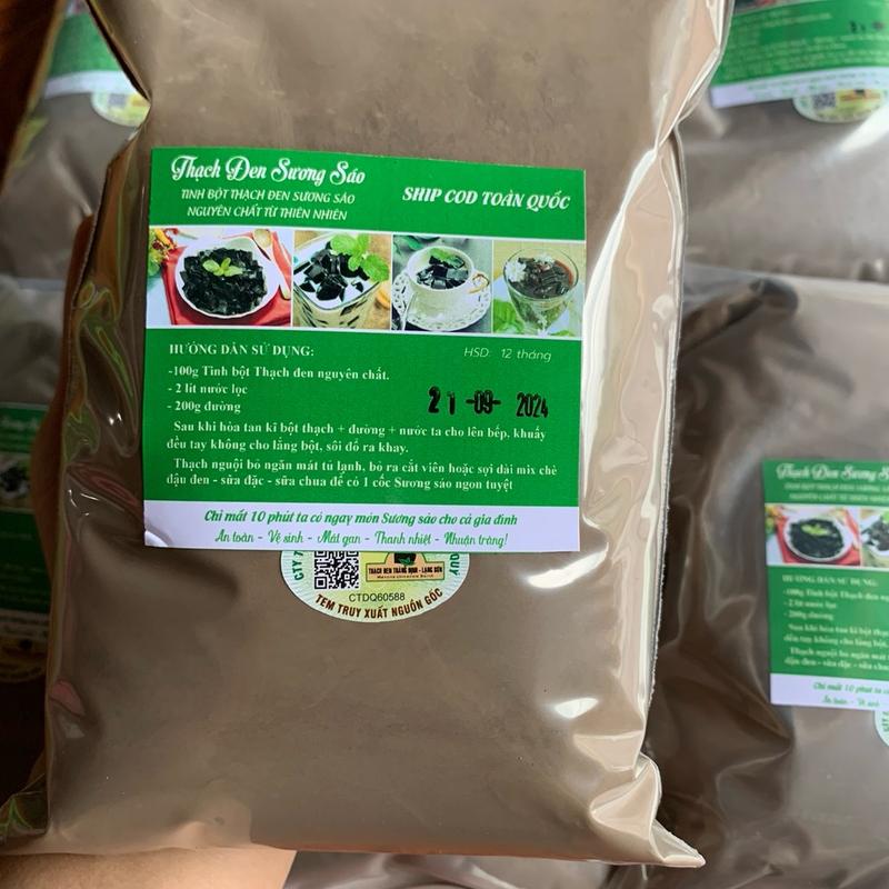 TÚI 1kg BỘT THẠCH ĐEN SƯƠNG SÁO hàng loại 1 xuất khẩu