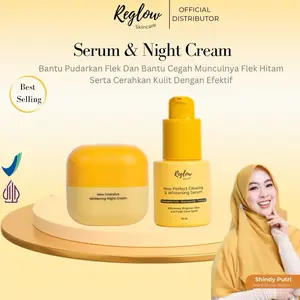 Reglow Perfect Combo Glowing and Whitening Serum | Reglow Intensive Whitening Night cream | Perawatan Kulit