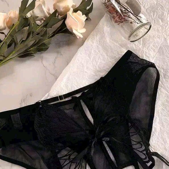 Quần lót ren lưới 2 nơ trước 006 5