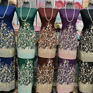 bakal baju kurung motif bunga