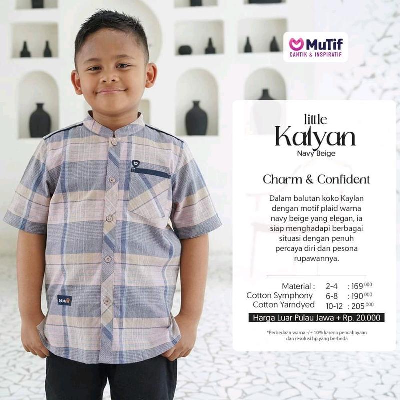 Gamis Anak ZUNAIRA dan Koko Anak KALYAN by Mutif Original // Baju Muslim Anak 2