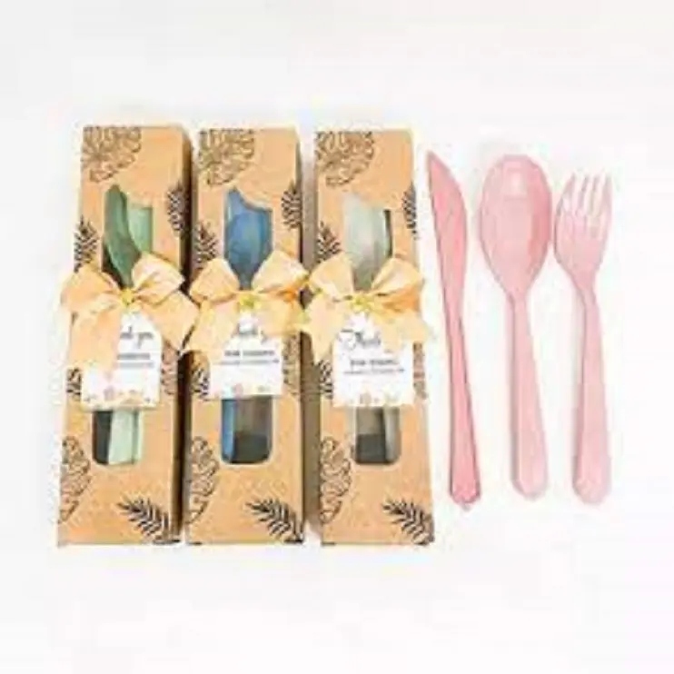 souvenir sendok garfu dumpit kemasan ox 25pcs gratis kartu ucapan terimkasih Kitchenware Garpu Sumpit