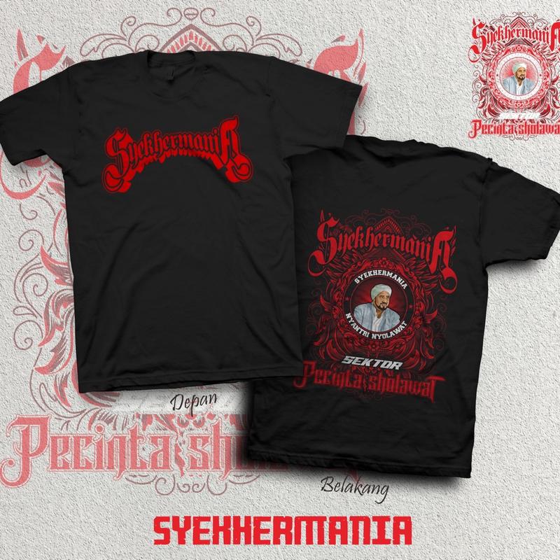 KAOS SYEKHER MANIA atasan pria/wanita dewasa Katun Combed premium bahan adem dan halus 0