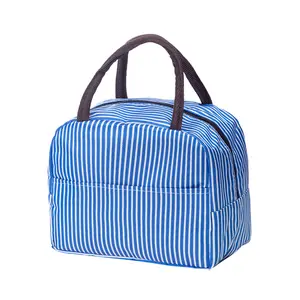Tas Lunch Bag Elegan Warna Pastel Anti Bocor dengan Lapisan Aluminium