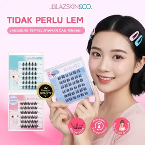 [LANGSUNG TEMPEL] Bulu mata inovasi terbaru - All varian GLUEFREE | Gratis pinset tidak berlaku kelipatan