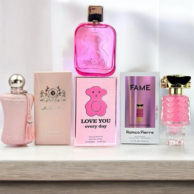  S83 - COMBO VIP 2 - MUA 3 TẶNG 2 - COMBO 3 NƯỚC HOA NỮ NGỌT NGÀO & NỮ TÍNH   NƯỚC HOA R0BOT HỒNG FA-ME 80ml + NƯỚC HOA MAIDEN ANNA HỒNG NHẠT 75ml + NƯỚC HOA GẤU HỒNG L0VE YOU EVERY DAY 100ml    tặng 2 Nước hoa Đubai Mini 10ml 