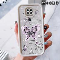 Gambar MHKEID Casing Hp untuk Xiaomi Redmi Note 9 4G 10X Case Pola Kupu-kupu cantik Kasing Anti-Sidik Jari Silikon Kasus Lembut Casing - Gaya1, Redmi Note 9 4G dari MHKEID MALL Kab. Tangerang 4 Tokopedia