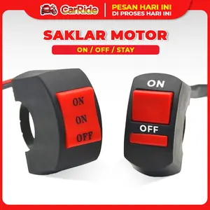 Saklar Motor 2 Mode Dan 3 Mode Saklar Motor Anti Air Aksesoris Stang Lampu Motor Switch ON OFF