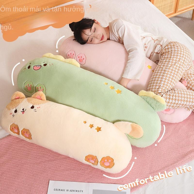 Gối Hình Thú Thiết Kế Hình Mèo Lợn Husky Chó Và Khủng Long Gối Dải Dài Đệm Ngủ Bên Dành Cho Bé Gái Dễ Thương gấu bare bears gấu ôm ngủ 1m5 gấu hello kitty khổng lồ con vịt 1m3 gấu bông con rồng gấu hình đồ ăn