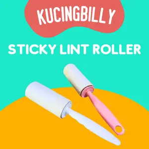 Sticky lint roller pengangkat bulu dan debu