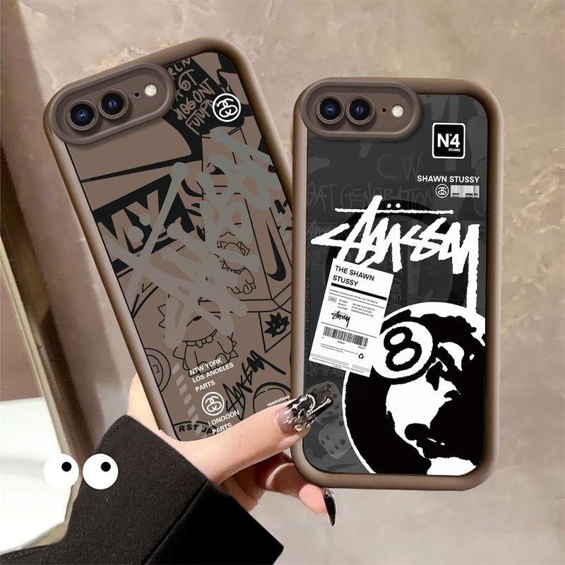 Ốp Điện Thoại, Ốp Cho iPhone 7 Plus Và iPhone 8 Plus, Bảo Vệ Chống Sốc Toàn Thân, Phong Cách Cổ Điển Lì Mềm Mại, Với Thiết Kế Hoạt Hình 6